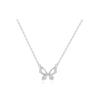 Collar de Mariposa de Plata Pura S999 para Mujer, Estilo Coreano, Lujo Ligero, Cadena de Clavícula de Mariposa de Nicho de Alta Gama, Popular en Xiaohongshu