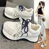 Tênis Esportivos Casuais Leves Respiráveis de Verão 2026 Sapatos Plataforma Versáteis que Aumentam a Altura Sola Grossa com Tela Sapatos Forrest Gump para Mulheres
