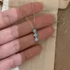 Collar de Flor de Verano Fresco y Ultra Brillante para Mujer, Gama Alta, Para el Día a Día, Lujo Ligero, Estilo Suave, Accesorio Versátil de Cadena para Clavícula