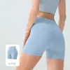 Novas calças de yoga femininas cor pêssego, shorts esportivos de cintura alta que levantam o bumbum, adequados para exercícios ao ar livre, leggings de fitness, calças de ciclismo de três quartos