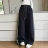 Pantalones para niñas, colección de otoño 2026, nuevos estilos de otoño, pantalones deportivos atléticos de pierna recta para niñas mayores, adecuados para estudiantes de secundaria, pantalones largos de primavera y otoño