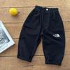 Pantalones Largos para Niños 2025 Otoño Nuevo Estilo Marca Japonesa de Moda para Niños Pantalones Casuales con Letras Pantalones Cargo con Bolsillos para Bebé y Niño Pequeño