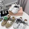 Zapatillas de Malla de Cuero Genuino Guangzhou tipo "Dad Shoes" para Mujer, Verano Finas Transpirables con Suela Gruesa que Aumentan la Altura, Zapatillas Casuales de Moda para Mujer
