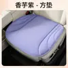 Nueva almohadilla de felpa para asiento de coche, diseño de invierno de pelo corto de media cobertura, termosellada para calor y antideslizante, funda de asiento de coche para un solo asiento