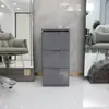 Novo Armário de Ferramentas para Cabeleireiro Estilo Japonês Carrinho de Ferramentas para Salão de Beleza Barbeiro Carrinho Especial para Coloração Quente Armário com Espelho de Madeira Maciça