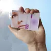 Cartão de teste ultravioleta teste luz azul-violeta intensidade lente anti-luz azul cartão de descoloração fotossensível descoloração ultravioleta