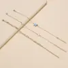 Novos Produtos na Amazon na Europa e nos Estados Unidos: Moda e Único Pingente de Borboleta Estrela Azul Joia para Pé Conjunto de 3 Peças com Tornozeleira Ajustável