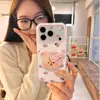 Adecuado para Apple 18 Pro Max, funda de cobertura total con un diseño divertido, iPhone 17, lindo nuevo avatar de oso rosa