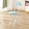 Silla plegable, taburete, silla portátil para exteriores, respaldo simple, silla de entrenamiento, hogar, dormitorio de estudiantes, taburete redondo simple