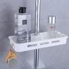 Estante de almacenamiento para baño, venta al por mayor de fábrica, nuevo, bandeja sin perforaciones para ducha de baño, estante de almacenamiento para baño, estante para jabón