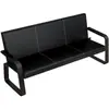 Sofá moderno minimalista para oficina, adecuado para áreas de recepción de negocios, sofá de tres plazas con un juego simple de mesa de centro y mesa auxiliar cuadrada, envío gratis