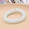 Elástico de Cabelo Transparente tipo Fio de Telefone, Brilhante Metálico com Recuperação e Palavra, Scrunchie Grande, Corda de Cabelo, Acessórios de Cabelo