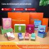 Caixa de Embalagem de Alimentos Caixa de Cor Personalizada para Cosméticos Embalagem Personalizada Caixa Surpresa Cartão Caixa para Presente de Chá Personalização em Pequeno Lote