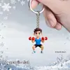 Colgante acrílico para mochila de anime Conan estudiante, llavero, caricatura, para fans más jóvenes, parejas, colegas y amigos