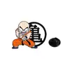 Broche de Anime de Dibujos Animados Estilo Japonés Dragon Ball Insignia de Metal Personaje de Animación Goku Maestro Roshi Pin de Accesorio