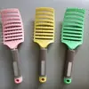 Pente de Cerdas de Javali, Pente Fofo, Pente com Costelas Vazadas, Pente Massageador de Couro Cabeludo, Pente para Pentear Cabelo, Pente para Cuidados com o Cabelo, Pente Alisador