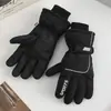 Guantes de Esquí para Mujer, Forrados de Polar Grueso para Invierno, Ciclismo al Aire Libre, a Prueba de Frío, Cortavientos, Deportes de Montañismo, Guantes Calientes y a Prueba de Frío