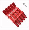 Pinza de cocodrilo pinza para separar el cabello pinza para modelar pinza especial para secar el cabello estilista pinza para cortar el cabello pinza de posicionamiento para teñir en caliente