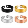 Anillos de Energía Magnética Retro Color Cobre Rojo Europeos y Americanos Transfronterizos para Hombres y Mujeres, Anillos Magnéticos Abiertos al por Mayor