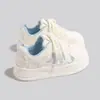 Zapatillas Blancas de Suela Gruesa para Mujer, Modelo Popular 2026 Nuevo Estilo Primavera y Otoño, Zapatos Casuales Ins para Estudiantes de Campus, Zapatos de Pan Versátiles para Mujer