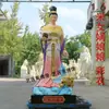 Estátua de Buda Imperatriz Texugo Feminina Estátua em Pé Axolote Feminino Mãe Terra 1,23m 1,6m Estátua de Buda de Resina Ornamento