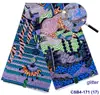 Algodón Africano Ankara Imitación Estampado de Cera Moda Brillo + Cristal Juego de Cera