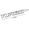 Pegatina Emblema de Metal Turbo para Coche Insignia 3D de Aleación de Zinc Turboalimentado para Puerta Trasera Lateral Guardabarros A01