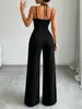 G26J864 Moda europea y americana transfronteriza Amazon nuevo mono sin mangas de cintura alta para mujer con un elegante diseño de tirantes
