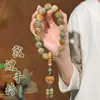 Pulsera Bodhi de Dropshipping Tamaño Grande Círculo Único 108 Cuentas Pulsera de Doble Círculo Estilo Vintage Pulsera Bodhi
