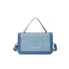 Bolsa transversal pequena casual simples transfronteiriça para mulheres, nova bolsa quadrada estilo coreano 2026, bolsa popular de color block de verão para senhoras