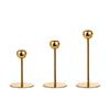 Amazon Candelabro de Hierro Transfronterizo Utensilio Base Boda Ambiente de Boda Adornos a la Luz de las Velas de Alta Gama Venta al por Mayor
