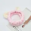 Diadema de Orejas de Gato Tridimensionales Estilo Coreano para Niñas, Diadema de Felpa para Lavado de Cara, Accesorio para el Cabello de Estilismo al por Mayor para Cabello Suelto