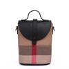 Nova Bolsa para Celular Leve Luxo All-match Couro Genuíno Feminino Crossbody Bolsa Leve Elegante Mini Bolsa de Ombro Xadrez Bolsa Feminina