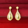 Brincos Qingdao Vintage em Forma de Gota d'Água Estilo Corte, Modernos e Versáteis, Elegantes e Luxuosos, Brincos de Nicho de Alto Padrão para Mulheres