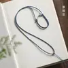 Colar Cordão com Pingente de Buda de Jade de Alta Qualidade com Fivela de Segurança, Corda Trançada para Pingentes de Ouro e Jade, Cordão para Pingente de Jade Feminino