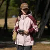 Chaqueta Exterior Tres en Uno a Prueba de Viento e Impermeable para Mujer, Estilo Pareja, Chaqueta de Montañismo Fina de Una Sola Capa para Hombre, Venta al por Mayor