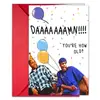 1 conjunto de envelopes criativos e engraçados para cartões de aniversário, cartões com bênçãos em inglês divertidos de festa desenhados à mão, fornecimento transfronteiriço