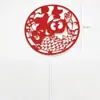 Decoración de pastel Fushou enchufe Fushou como Donghai Shoubi Nanshan Rojo salud y longevidad accesorios de vestido de cumpleaños