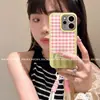 Funda para Teléfono Móvil Vivos50 con Correa, Diseño Exclusivo Vivos50Promini que no Choca, Anticaídas, Patrón de Cuadros de Sandía