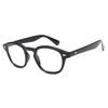 Rey Pirata Johnny Depp Mismo Estilo Vintage Montura Artística para Gafas Montura para Mujer Montura para Miopía Gafas Planas para Hombre