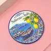 Série personalizada de porta-copos revestidos de cortiça, absorventes, isolantes térmicos, anti-queimaduras, porta-copos de madeira leves com impressão UV e logotipo personalizado