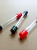 Fornecemos tubos e canos de PVC transparente e rígido para embalagem de produtos, com diâmetro externo de 16 mm e diâmetro interno de 15 mm, e eles vêm com tampas de proteção contra poeira