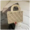 Bolsa Lady Dior Plissada Acolchoada de Luxo para Mulheres, Novo Estilo Primavera/Verão 2026, Bolsa de Mão e Bolsa Transversal, Tendência