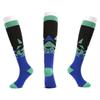 Calcetines de compresión elásticos deportivos de venta transfronteriza para hombres y mujeres, calcetines de compresión para montar al aire libre, medias de fitness al por mayor.
