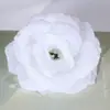 8CM Cabeza de Rosa Venta al por Mayor Diseño de Pared de Flores para Boda Arreglo Floral Verde Halloween Tocado Flor de Tela de Seda Rosa