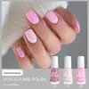 Três frascos de esmalte de unha à base de água para exportação, esmalte de unha com glitter sem cozedura, esmalte de unha branco duradouro de secagem rápida, atacado