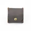 Mini monedero de cuero genuino, bolsa creativa retro para llaves, monedero suelto para monedas y autobús, nuevo en stock