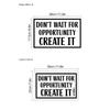 Adhesivo de pared con frase en inglés dormitorio sala de estar cabecera pared del hogar pintura autoadhesiva transfronterizo AliExpress Nuevo