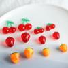 Colgante Acrílico Japonés Lindo Fruta Fresa Cereza DIY Joyería Hecha a Mano Aretes Pulsera Accesorios Material
