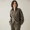 Cárdigan de cachemir para bebé con trenzado grueso popular de invierno transfronterizo, suéter con cuello alto y doble cremallera para mujer, chaqueta holgada